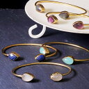 【唯一無二。圧倒的な存在感】天然石 バングル ブレスレット レディース バングル 22金 22K 天然石バングル ブレスレット アンティーク ゴールド 大ぶり ...