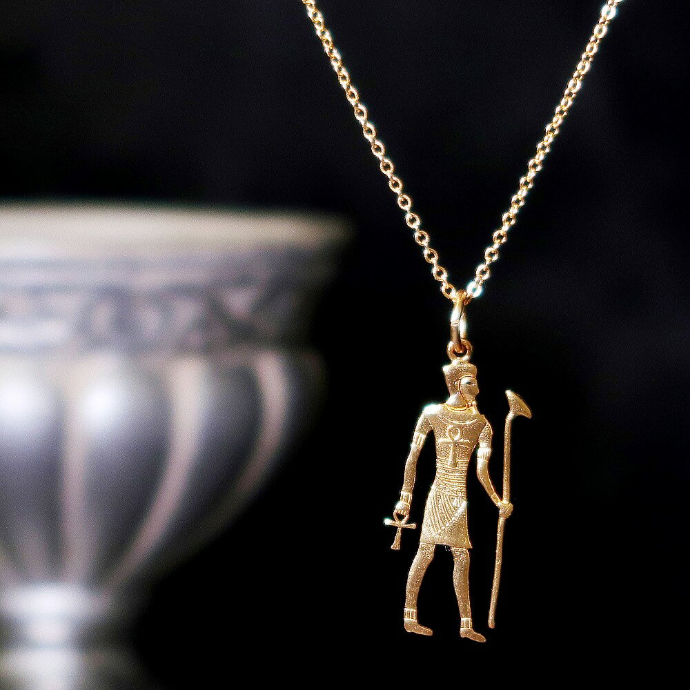 【唯一無二。圧倒的な存在感】ネックレス レディース 22金 22K ペンダント アンティーク ゴールド ネックレス ロング エジプト神話 古代エジプト 金運 開運 幸運 縁起物 モチーフ nanotta ANC014 ブランド 人気 ランキング