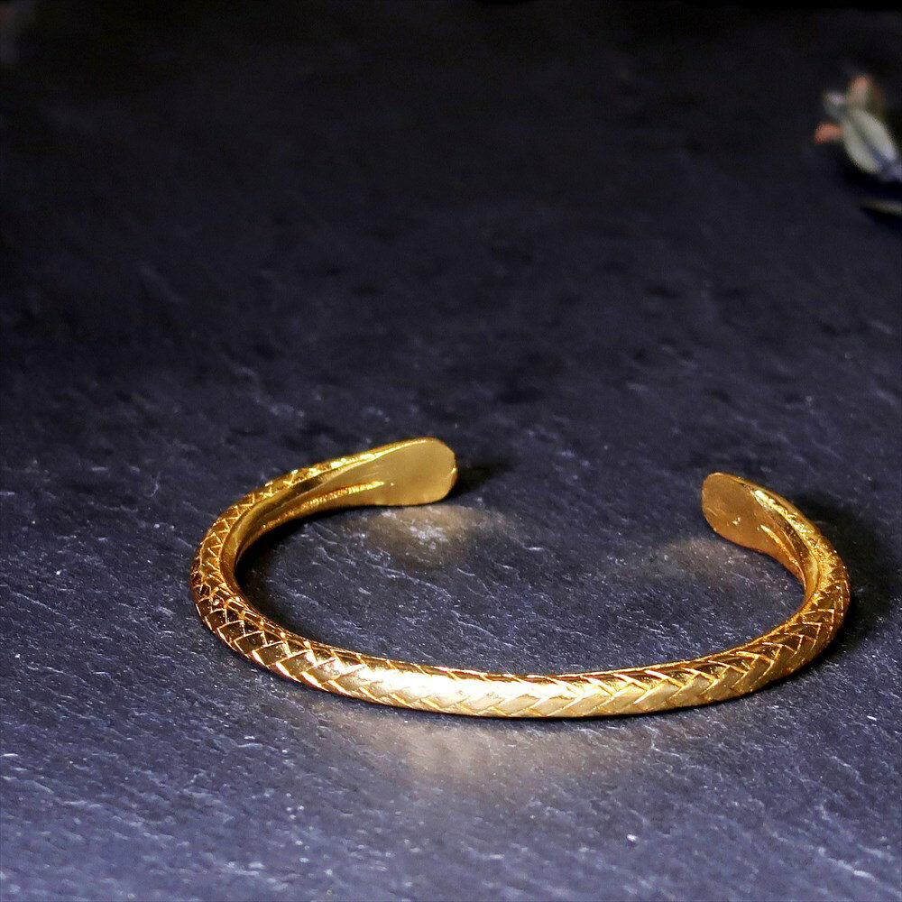 【唯一無二。圧倒的な存在感】バングル ブレスレット レディース バングル 22金 22K バングル ブレスレット アンティーク ゴールド オリエンタル デザイン...