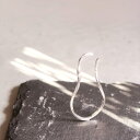 【THE純銀。最上位という選択】イヤーカフ 純銀 SV999 イヤカフ レディース 純銀 ピュアシルバー イヤーカフ シルバー999 シルバーイヤーカフ ウェーブ カーブ スパイラル ひねり ねじれ 片耳用 nanotta BEC003 ブランド 人気 ランキング