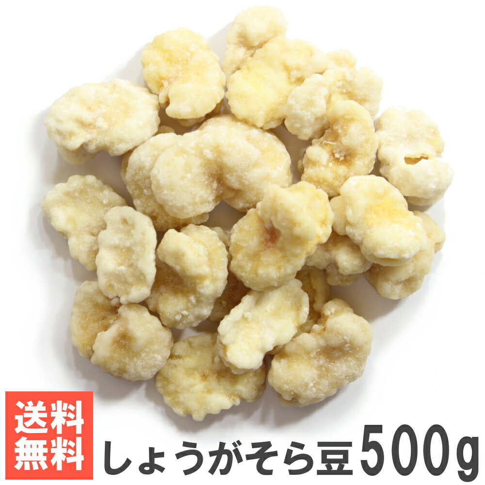 スーパーセール10％OFF しょうがそら豆500g メール便発送 南風堂 オーストラリア産そら豆の生姜砂糖がけ