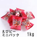 えびピーミニパック1kg 南風堂 業務用大袋 海老風味の小粒落花生豆菓子 塩味 個包装タイプ