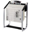 ワンタッチ式 新聞掛け ホルダー&マガジンラック付 《 林製作所 》