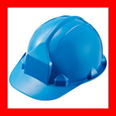 加賀産業 ヘルメット つば付 アメリカン型 SKYブルー