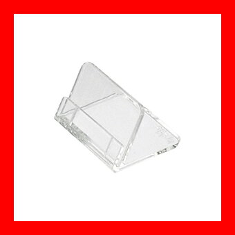 《共栄プラスチック》 メタクリル豆カード立(中)5個入 L-35-5