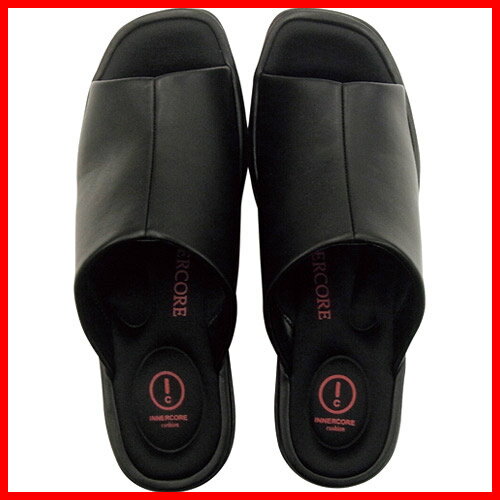 《ニッポンスリッパ》 インナーコアサンダル ブラック 婦人M 24cm