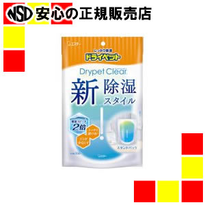 【キャッシュレス5%還元】《 エステー 》 除湿剤 ドライペット クリア 吸湿量350mL
