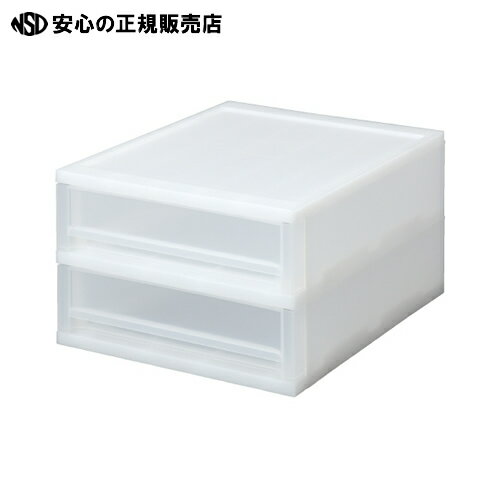 ≪ サンコープラスティック ≫ブリオ A4浅型2段ケース ホワイト