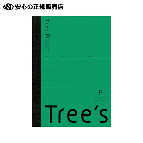 ≪ キョクトウ・アソシエイツ ≫Trees A6 B罫 48枚 グリーン