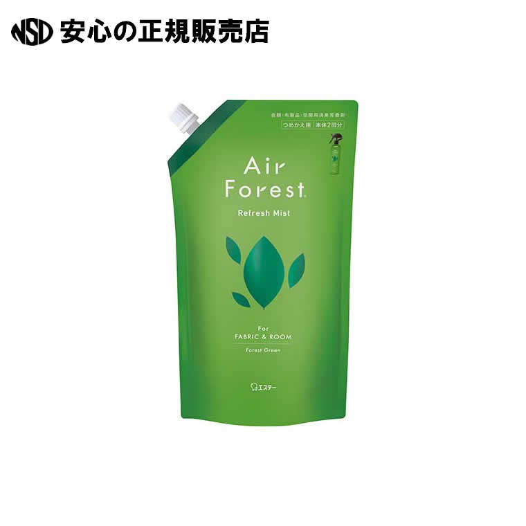 《 エステー 》 AirForest Refresh Mist つめかえ540mL