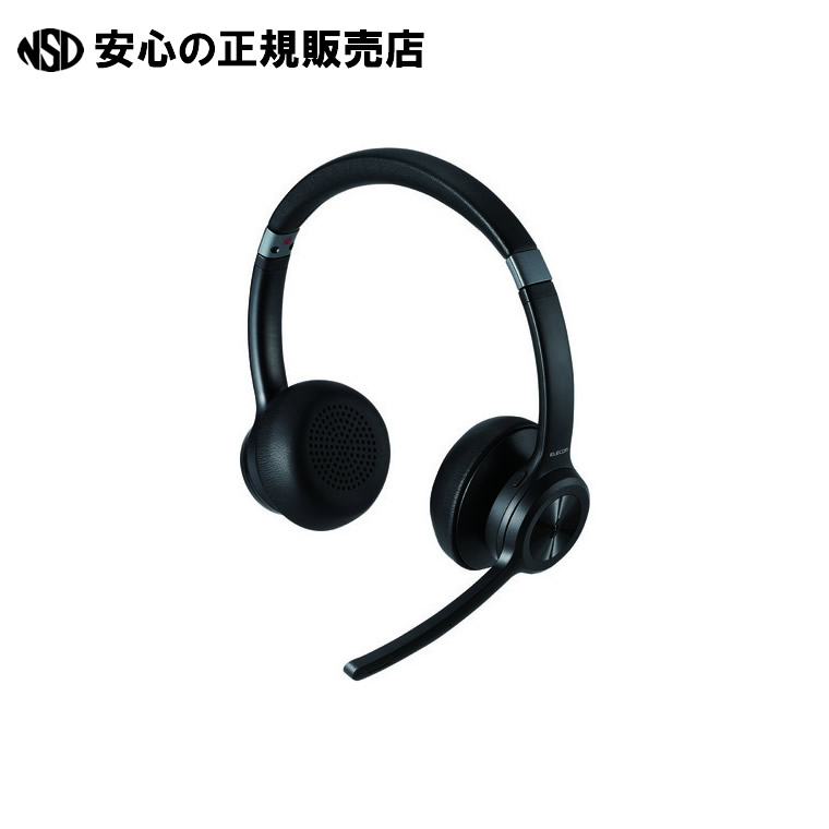 Bluetoothヘッドセット LBT-HSOH20BK 《 エレコム 》