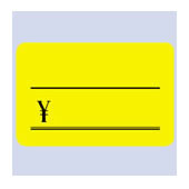タカ印 蛍光カード 14-3625 小\付 レモン