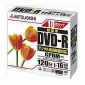 三菱化学 ＊録画DVDR10枚VHR12JPP10