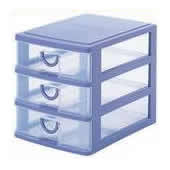 サンコープラスティック レターケース エルピス A-403 Sブルー