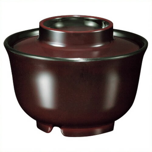 《国際化工》 羽反吸物椀 特小 溜内黒 身 B117B TMB