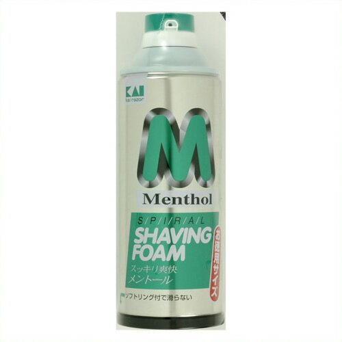 《貝印》 スパイラルシェ－ビングフォ－ムメント－ル