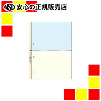 ヒサゴ マルチ帳票FSCA4カラー2面4穴100枚FSC2011