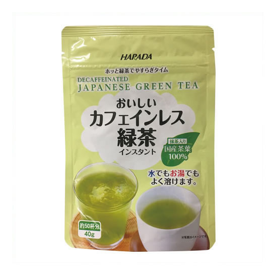 《ハラダ製茶販売》 カフェインレス緑茶（インスタント）