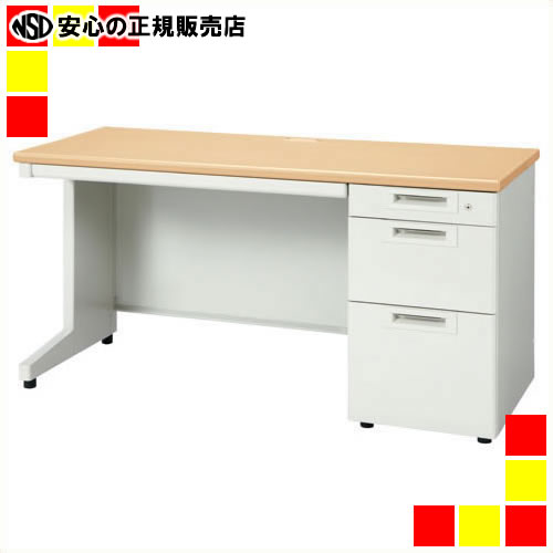 《 プラス 》 片袖机 RJ-146D-3 WMホワイトメープル引出D