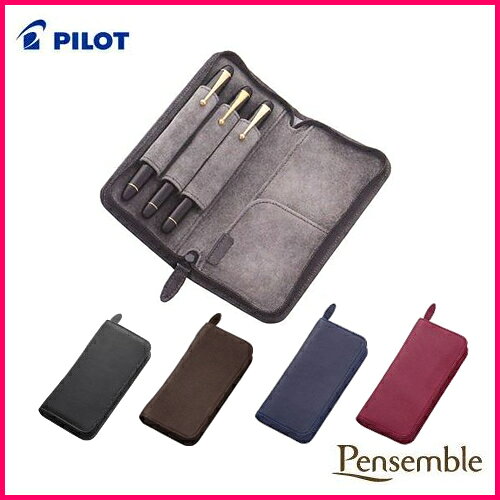 《新色登場!!》パイロット（PILOT） ファスナーペンケース Pensemble（ペンサンブル） PSPC-01-B/ PSPC-01-DBN/ PSPC-01-L/ PSPC-01-WR 各色 nanshindo-10072984 南信堂 楽天市場店 サンプル画像2