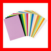 リンテック 色画用紙 8ツ切 100枚 NC218-8 さくら