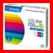三菱化学メディア CD－RW 700MB SW80QP5V1 5枚