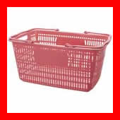 ジョインテックス ショップかご 30Lピンク10個 B264J-PK10