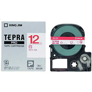 キングジム テプラPRO テープカートリッジ SS12R