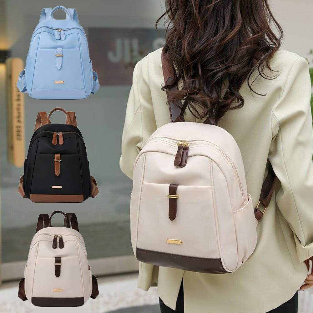 樂天商城 - 51%OFF!【時間限定:7,960円→3,900円】リュック レディース 通勤 女子 リュックサック 撥水 おしゃれ 軽い 軽量 小さめ 旅行 ポイント ナイロン PUレザー コンパクト サブバッグ ビジネス バックパック 大人 オフィス 通勤バッグ バッグ バック マザーズリュック