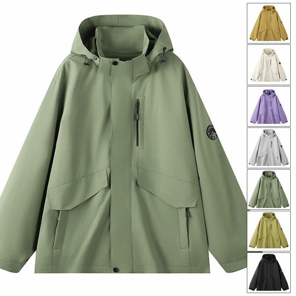 樂天商城 - 51%OFF!【時間限定:10,560円→5,174円】マウンテンパーカー メンズ レディース マウンテンジャケット 撥水 マウンテン ライトジャケット ウインドブレーカー ジャケット ライトアウター パーカー 春 秋 薄手 軽い ジャンパー ブルゾン アウトドア スポーツ カップル 男女兼用