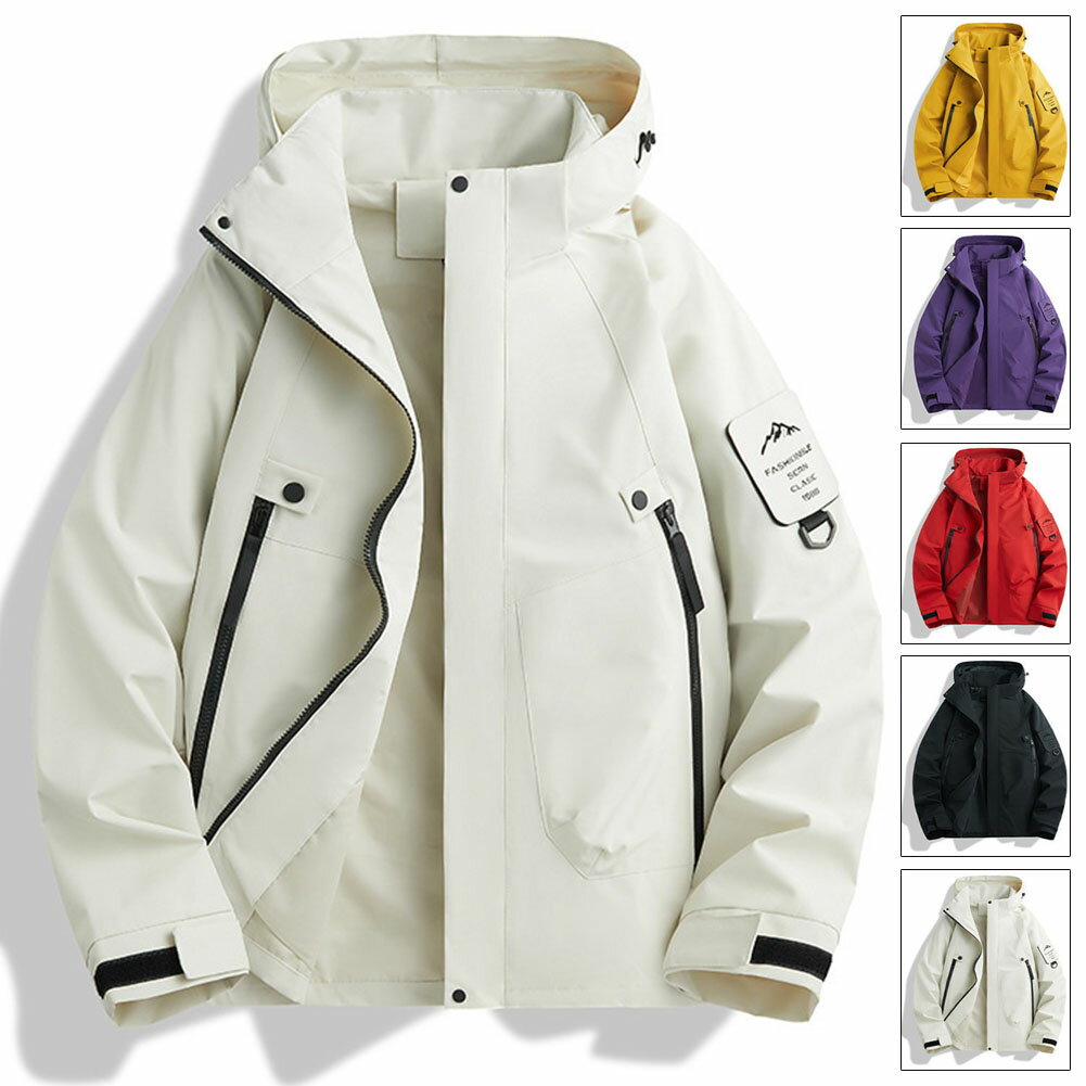 樂天商城 - 51%OFF!【時間限定:8,760円→4,292円】マウンテンパーカー メンズ レディース マウンテンジャケット 撥水 マウンテン ライトジャケット ウインドブレーカー ジャケット ライトアウター パーカー 春 秋 薄手 軽い ジャンパー ブルゾン アウトドア スポーツ カップル 男女兼用