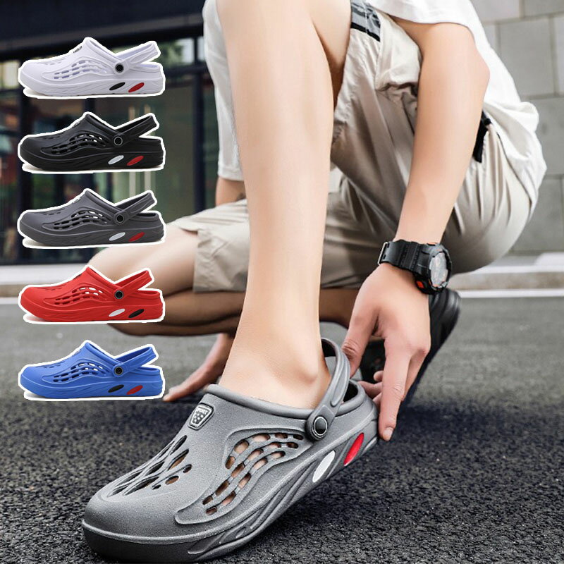 55%OFF!【72H限定:4,960円→2,232円】EVAサンダル 2WAY サンダル ビーチ アウトドア クロッグサンダル スポーツサンダル スリッパ ラ...