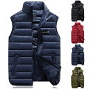 【お買い物マラソンセール利用可能】ダウンベスト メンズ 秋冬 中綿ダウン 中綿ベスト キルティング ベスト アウター デザイン ファッション 人気 秋 新作 送...