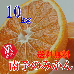 《訳あり》南予のみかん10kg(サイズ バラ混 S〜2Lサイズ)【愛媛県産】《早生・中生・普通温州》【送料無料※北海道・沖縄別途800円離島は別途送料】えひめみかん 人気 大容量 お得 100円クーポン 甘くて美味しい オレンジ 今が旬 年末年始