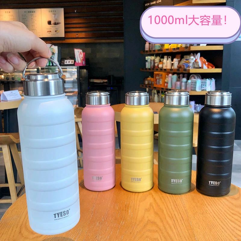 樂天商城 - 水筒 1リットル ステンレスボトル 保冷 保温 真空 広口 ドリンクボトル 1L 1000ml おしゃれ 直飲み 洗いやすい 広口 ボトル おしゃれ 部