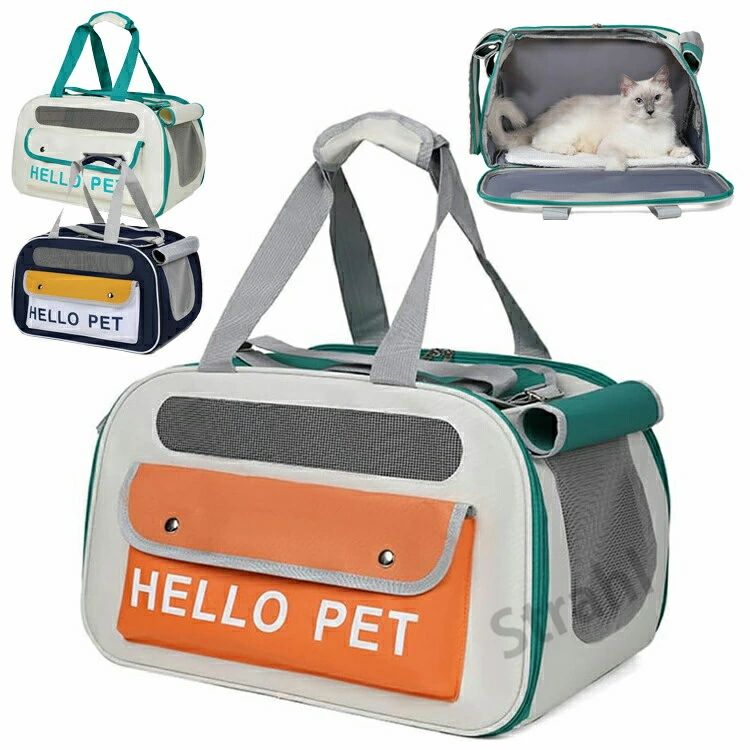 Rakuten - 犬 猫 ペット キャリーバッグ最新型 バックパック キャリー バッグ 猫 キャリーバッグ 犬キャリーバッグ 持ち運び便利 大容量 通気性 安