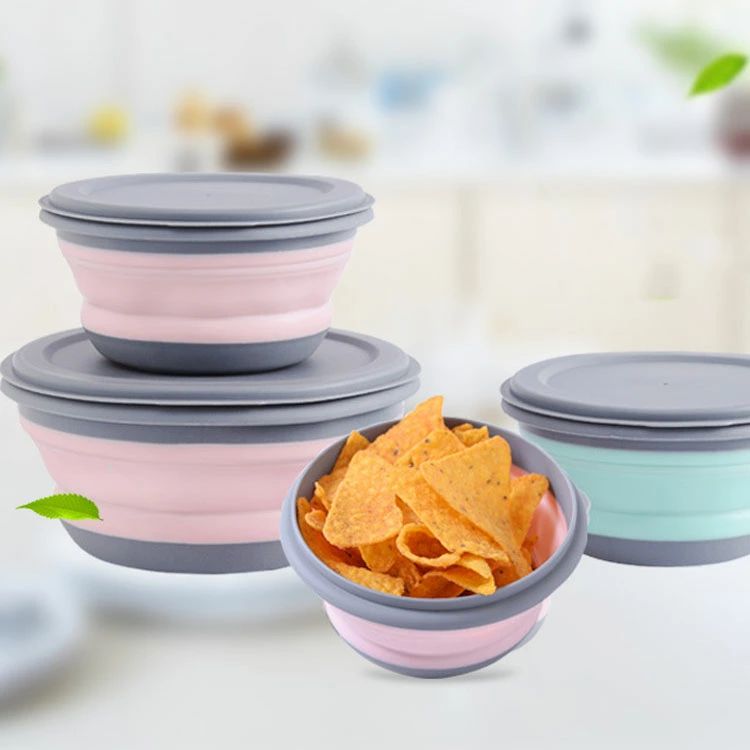 ボウル 折りたたみ式 碗 シリコン食器 食器 旅行 ピクニック 超軽量 コンパクト 持...