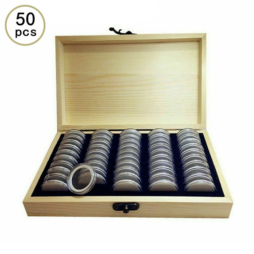★★【高品質】高品質の木材を使用してコインコレクションボックスを作成します。 記念コインやコインなどを収納できます。 コインの直径には、約18 mm、約21 mm、約25 mm、約27 mm、約30mmの5種類があります。 さまざまなサイズのコインを安全に保管できます。 ★★【多機能収納】国内はもちろん海外の記念コイン・金貨・銀貨の収納に最適です。自身の趣味としてコイン、記念硬貨の整理とコレクションにも、コイン収集家に贈り物としても最適です。 ★★【特徴】丸太は磨かれ、雰囲気は完璧です。 開閉が簡単で、繊細なハードウェア、高品質のブロンズハードウェアロック、ギフトボックスの質感を高めます。 耐摩耗性、柔らかく丸いEVA内輪設計により、コインを所定の位置に保持し、傷から保護することができます。 ★★【透明なコイン保護カバー】透明なコイン保護カバーに入れてコインを保管。カバー内部は、5種類の直径に対応した保護材が封入されています。保管するコインの直径にあわせ保護材を取り外すことにより、硬貨コレクションケースとコインの間の隙間を埋めてケース内に固定することが出来ます。 ★★【高級感】木箱はお部屋のインテリアとしても使える高級感のある作りとなっています。お手持ちの記念硬貨やコインのサイズをお確かめの上、是非ご使用ください。メダルケースとしてもおすすめです。 【注意事項】 ※お客様がご利用のモニターの設定及び特性により、実際の商品とは色味が異なる場合がございます。 ・当店でご購入された商品は、原則として、「個人輸入」としての取り扱いになり、中国の広東省からお客様のもとへ直送されます。 ・一部商品は国内の提携先倉庫から配送されます。 ・個人輸入される商品は、全てご注文者自身の「個人使用・個人消費（日本に居住する者に寄贈される物で、当該寄贈を受ける者の個人的な使用に供される場合を含みます。）」が前提となります。第三者への譲渡・転売が法令で禁止されるもの（医薬品、医薬部外品、化粧品等を含みますが、これに限られません。）もございますのでご注意下さい。 ・国外から配送される商品は、通関時に関税・輸入消費税が課税される可能性があります。 ・課税額はご注文時には確定しておらず、通関時に確定しますので、商品の受け取り時に着払いでお支払いください。詳細はこちらご確認下さい。 ・国内配送の商品は国内でのお買い物と同じく消費税が発生いたします。関税はかかりません。Lサイズ：100枚コイン入りのご購入　こちらへ