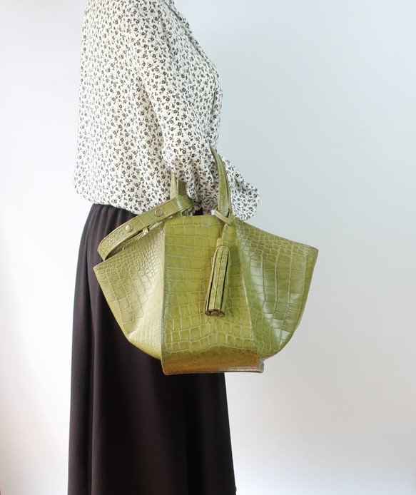 amaca.bag・2WAY☆彡カーキ・受注商品　バッグ 日本製 国産 メンズ レディース 本革 通勤バッグ シンプル 高級 お洒落 鞄 カバン 牛革 旅行 フォーマル オケージョン プレゼント ブランド 入園式 バッグ 本革