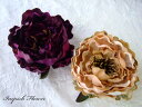 品揃え多数! 高級造花 コサージュ ヘアアクセサリー ピオニー 芍薬 AC-123 シルクフラワー 造花 花 髪飾り ヘアアクセ 結婚式 入学式 卒業式 入園式...