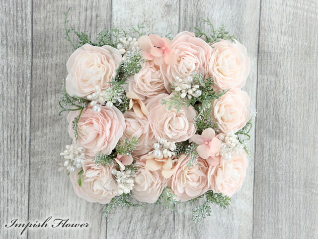 造花 壁掛け リース クリスマス インテリア フラワーリース アーティフィシャルフラワー かわいい