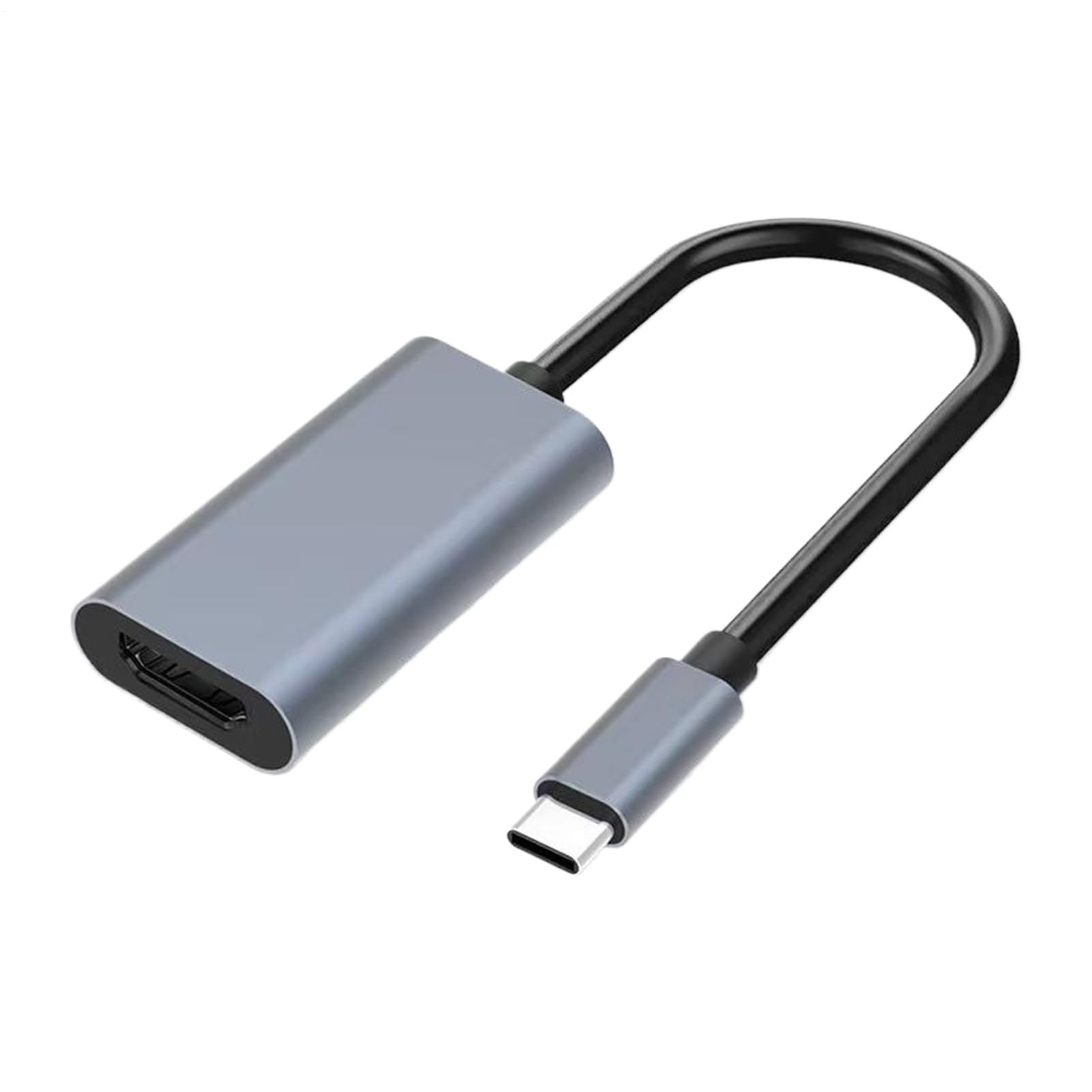 USB Type-C HDMI 変換アダプタ 4K UHD対応 高画質 映像出力 変換 ケーブル アルミ合金 画面共有 ノートパソコン スマホ タブレット モニター プロジェクター 接続 テレビ 会議 プレゼン 在宅勤務 映画鑑賞 ゲーム