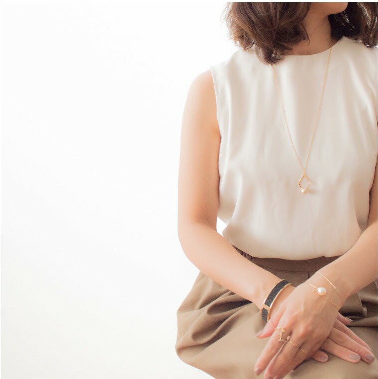 パール ＼特別価格！スーパーSALE！／記念日 プレゼント レディース コットンパール ロング ネックレス nn030 naotjewelry Cottonpearl Long Necklace