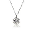 【ポイント10倍 お買い物マラソン】レディース スワロフスキー ネックレス シルバー ギフト プレゼント naotjewelry Swarovski Crystal Ball Necklace