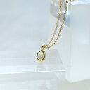 レディース ドロップ ピアス イヤリング ホワイトオパール ネックレス ゴールド 痛くない 華奢 シンプル naotjewelry Drop white opal necklace