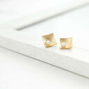 naotjewelry ピアス 【ポイント10倍 お買い物マラソン】新作 レディース ピアス ノンホールピアス イヤリング スタッド パール ゴールド 金属アレルギー ギフト プレゼント naotjewelry Diamond Shape Pearl Pierces(Silver925post)