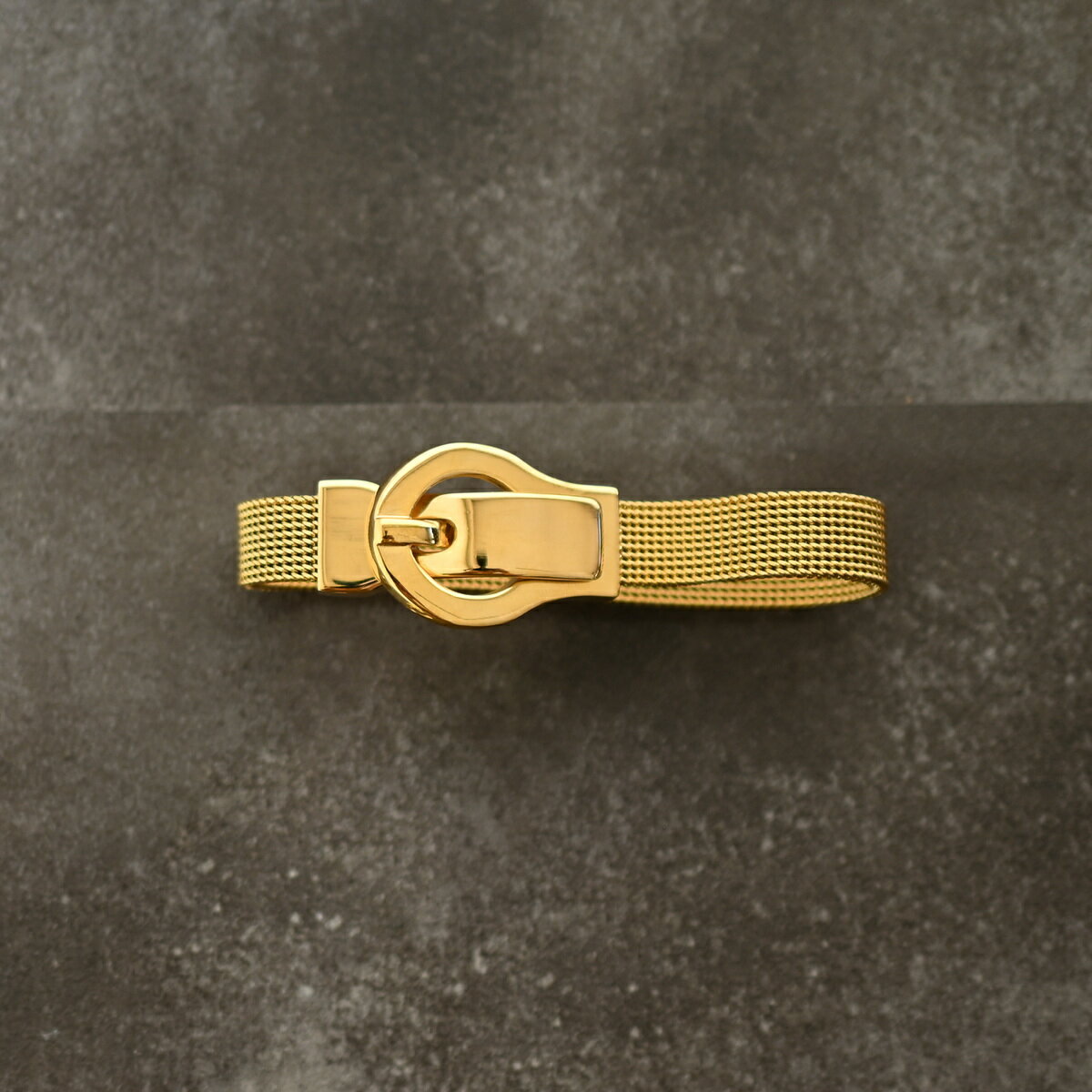 バングル 太め ステンレス メッシュ 金属アレルギー レディース 幅広 ギフト プレゼント naotjewelry All stainless Bangle