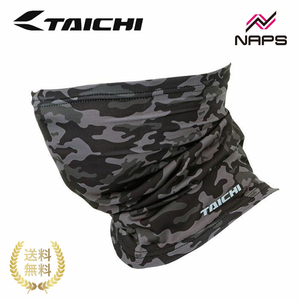 RS タイチ RSX159 クールライド フェイス マスク BLACK CAMO ブラックカモ ワンサイズ ONE SIZE 接触冷感 通気性 速乾性 気化熱冷却