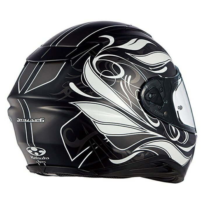 ＼11日迄ポイント10倍／OGK Kabuto オージーケーカブト ヘルメット AEROBLADE6 ELFI フルフェイス グラフィック フラットブラック サイズ XS S M L XL XXL エアロブレード6 エルフィ バイク ヘルメット バイク オートバイ 用品 メンズ レディース 男性 女性 かっこいい