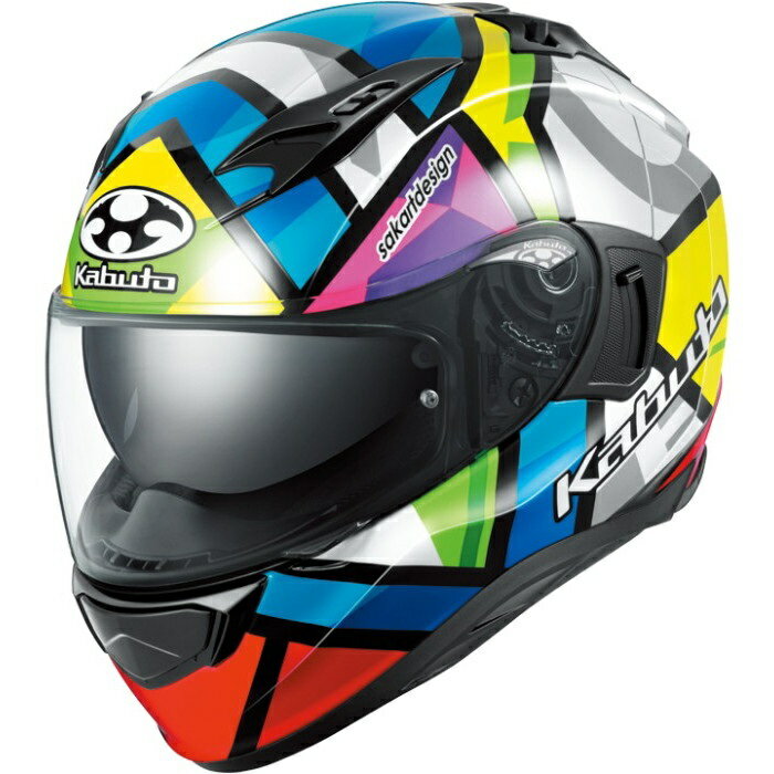 ＼23日迄ポイント10倍／OGK Kabuto オージーケーカブト ヘルメット KAMUI3 MAGIC フルフェイス グラフィック サイズ XS S M L XL カムイ3 マジック バイク スタイリッシュ コンパクト ヘルメット バイク オートバイ 用品 メンズ レディース 男性 女性 かっこいい おしゃれ